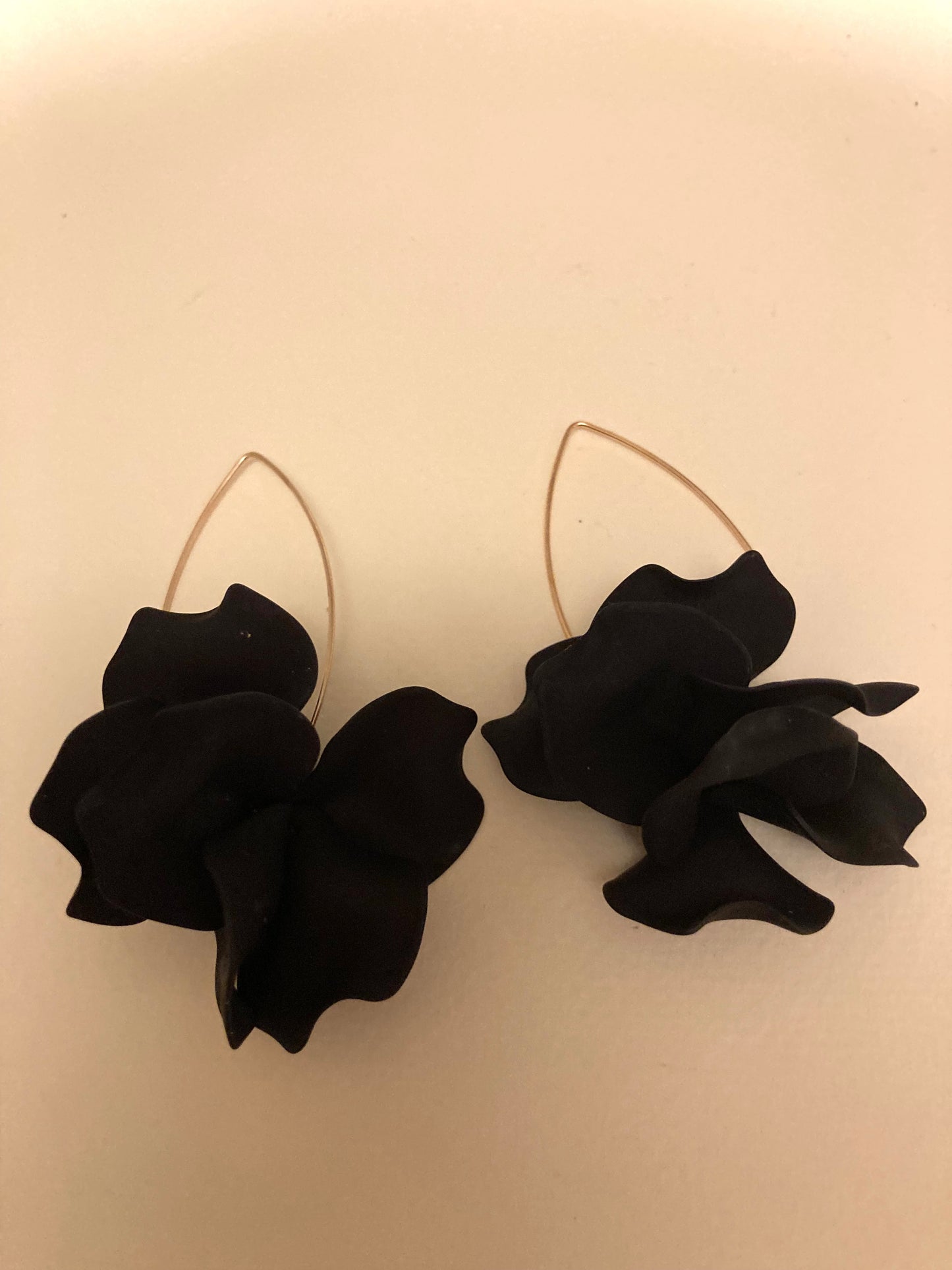 Flower Petal Dangle Earrings