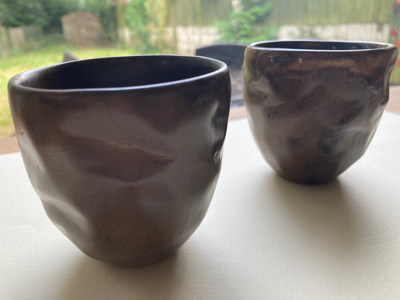 Handmade Earthenware Wine/Herbal Tea Cups (Set of 2)