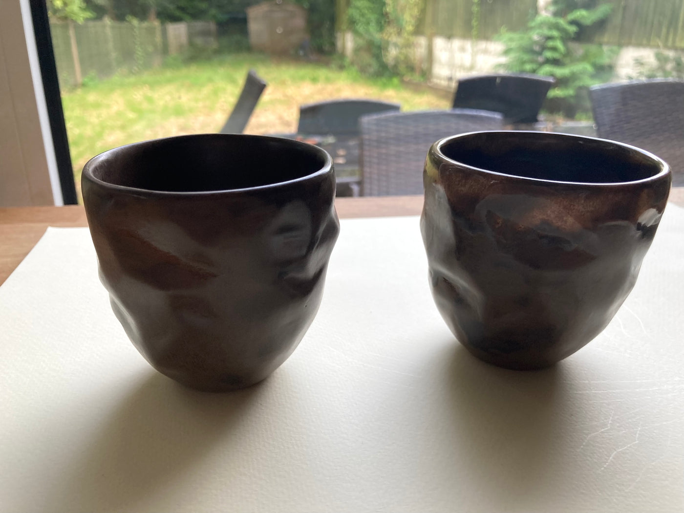 Handmade Earthenware Wine/Herbal Tea Cups (Set of 2)